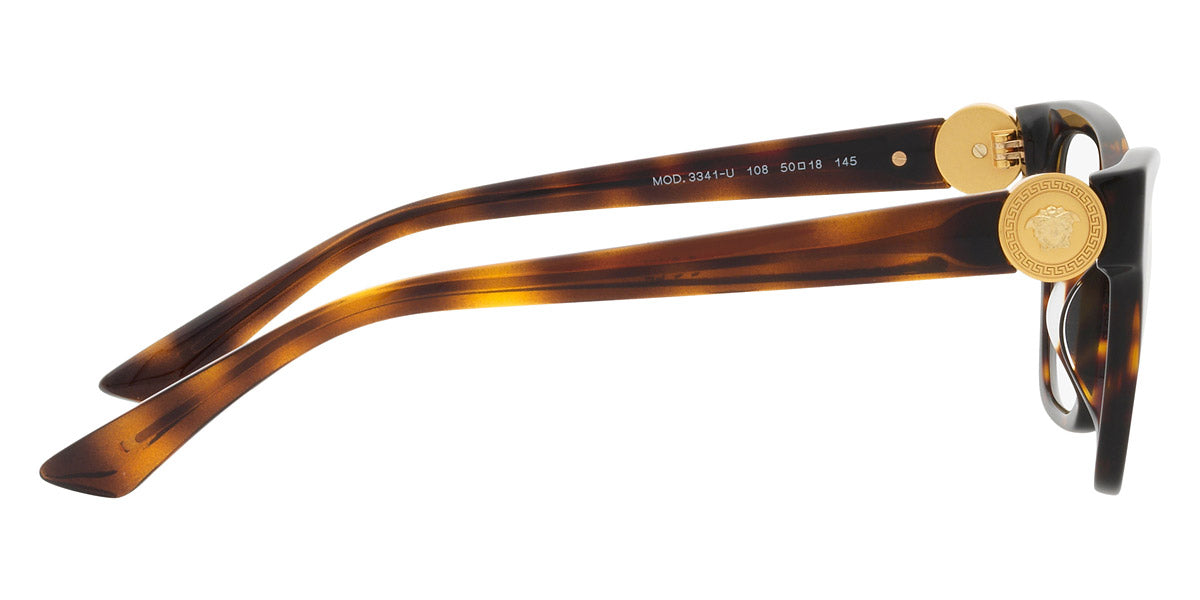 VERSACE EYEGLASSES - VE3341U 108 50 - Havana