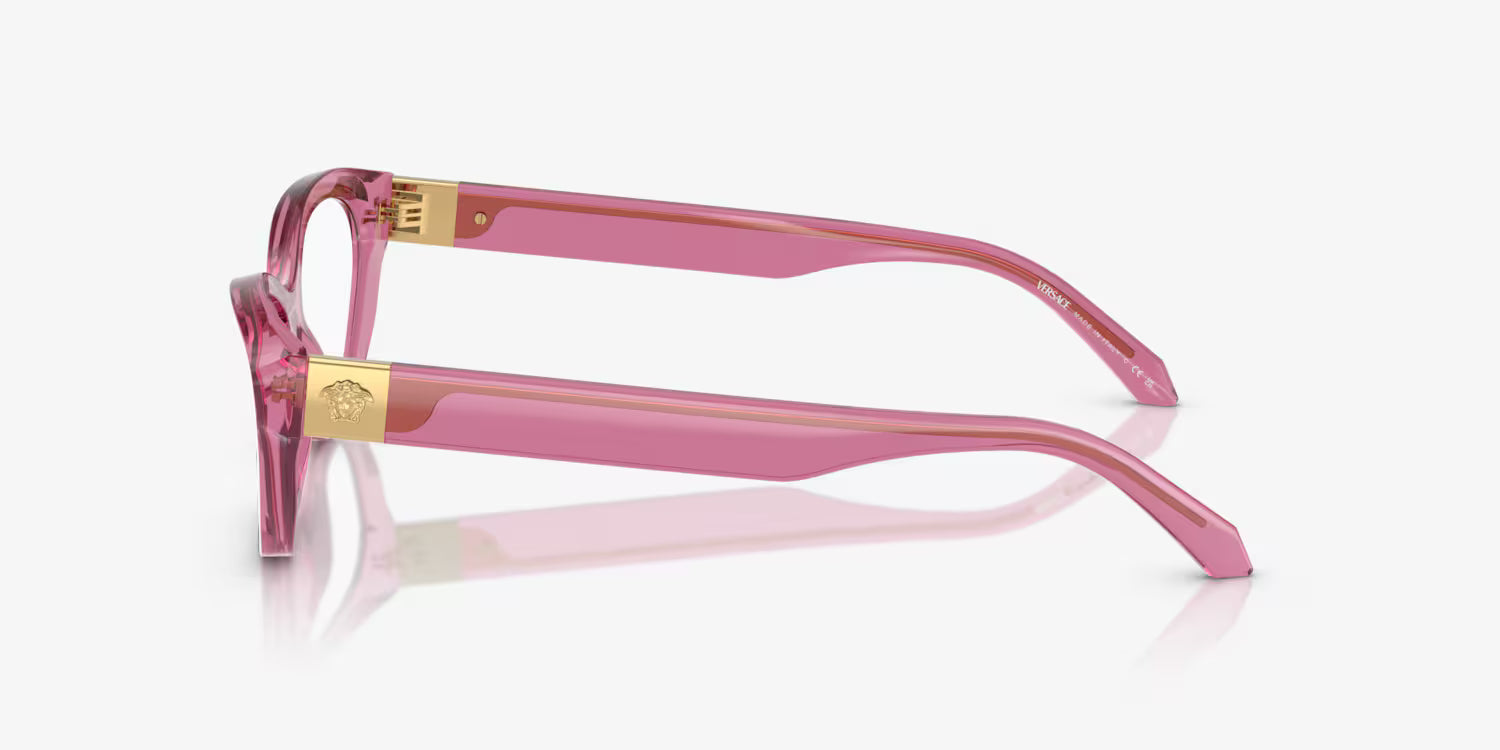 VERSACE EYEGLASSES - VE3356 5469 53 - Transparent Light Pink