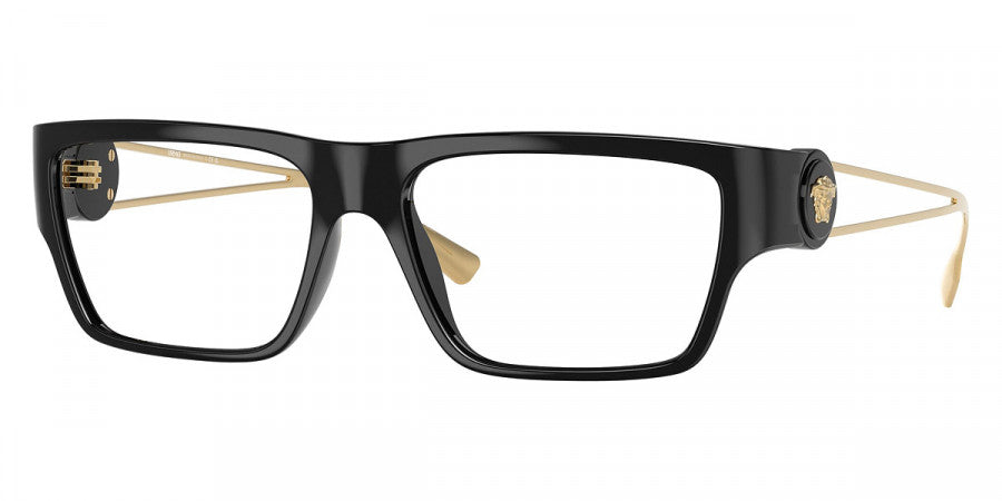 VERSACE EYEGLASSES - VE3359 GB1 56 - Black
