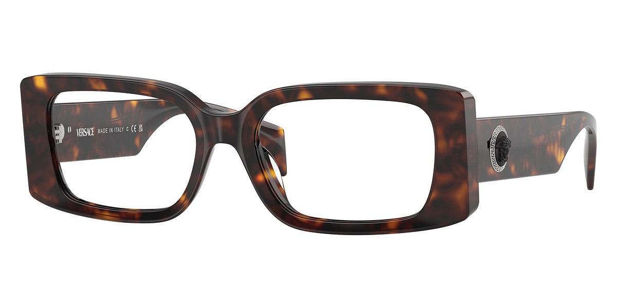 VERSACE EYEGLASSES - VE3362U 108 53 - Havana