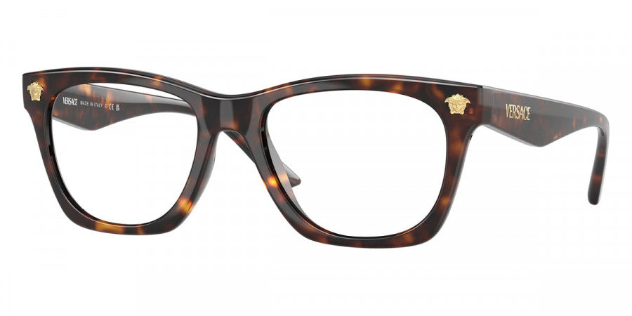 VERSACE EYEGLASSES - VE3363U 108 50 - Havana
