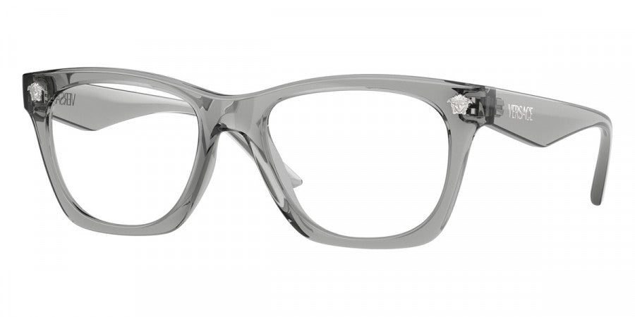 VERSACE EYEGLASSES - VE3363U 5496 50 - Gray Transparent