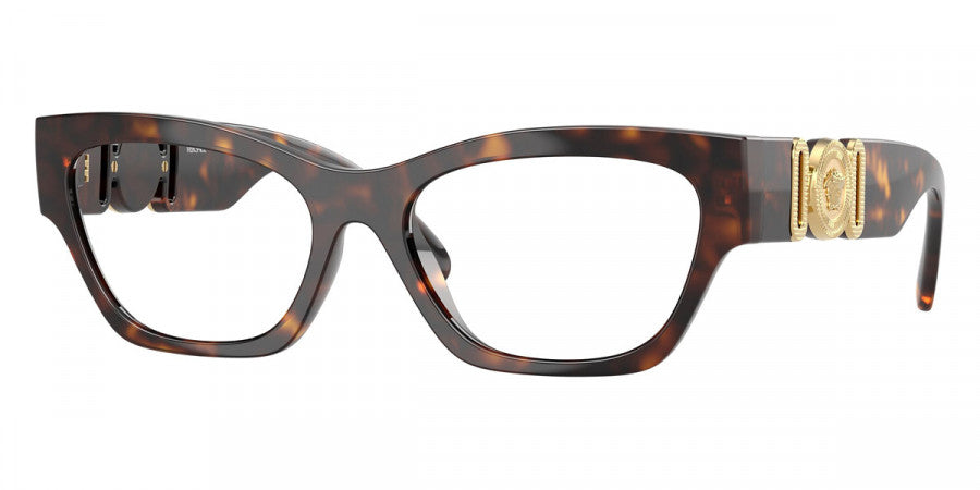 VERSACE EYEGLASSES - VE3367U 108 52 - Havana