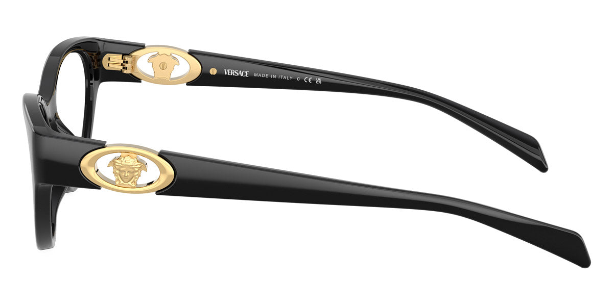 VERSACE EYEGLASSES - VE3372U GB1 52 - Black