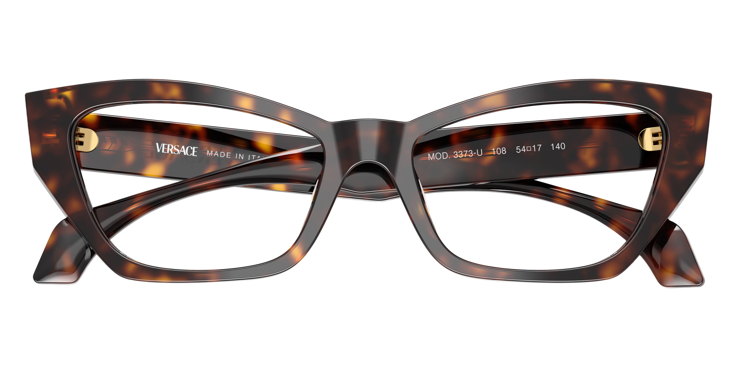 VERSACE EYEGLASSES - VE3373U 108 52 - Dark Havana