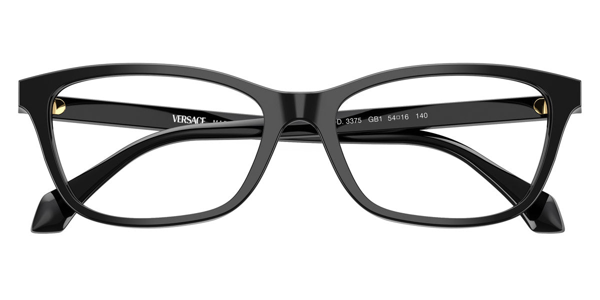 VERSACE EYEGLASSES - VE3375 GB1 52 - Black