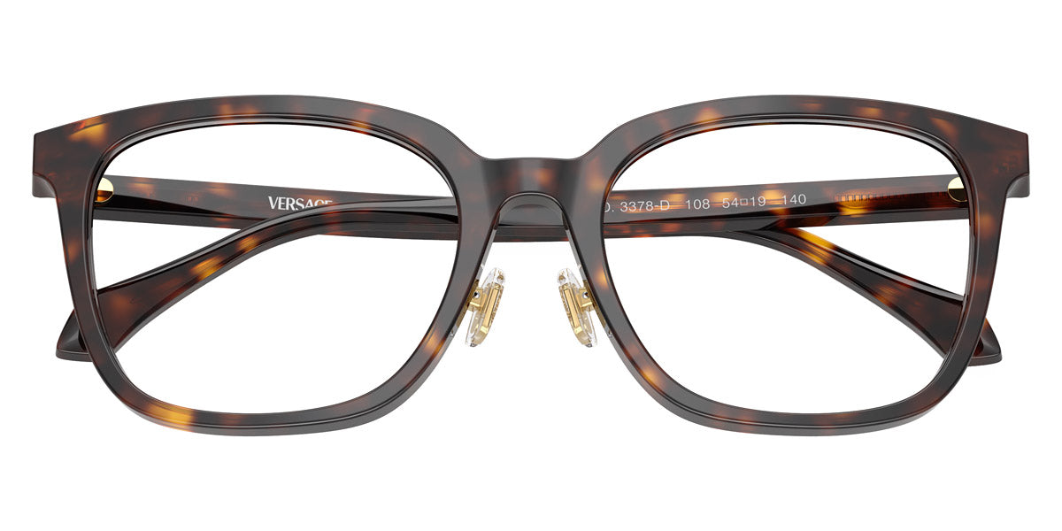 VERSACE EYEGLASSES - VE3378D 108 54 - Dark Havana