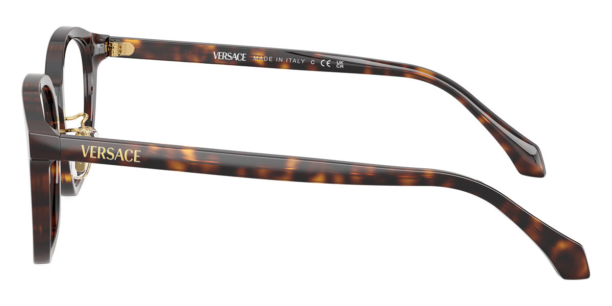 VERSACE EYEGLASSES - VE3379D 108 53 - Dark Havana