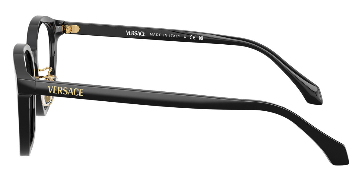 VERSACE EYEGLASSES - VE3379D GB1 53 - Black