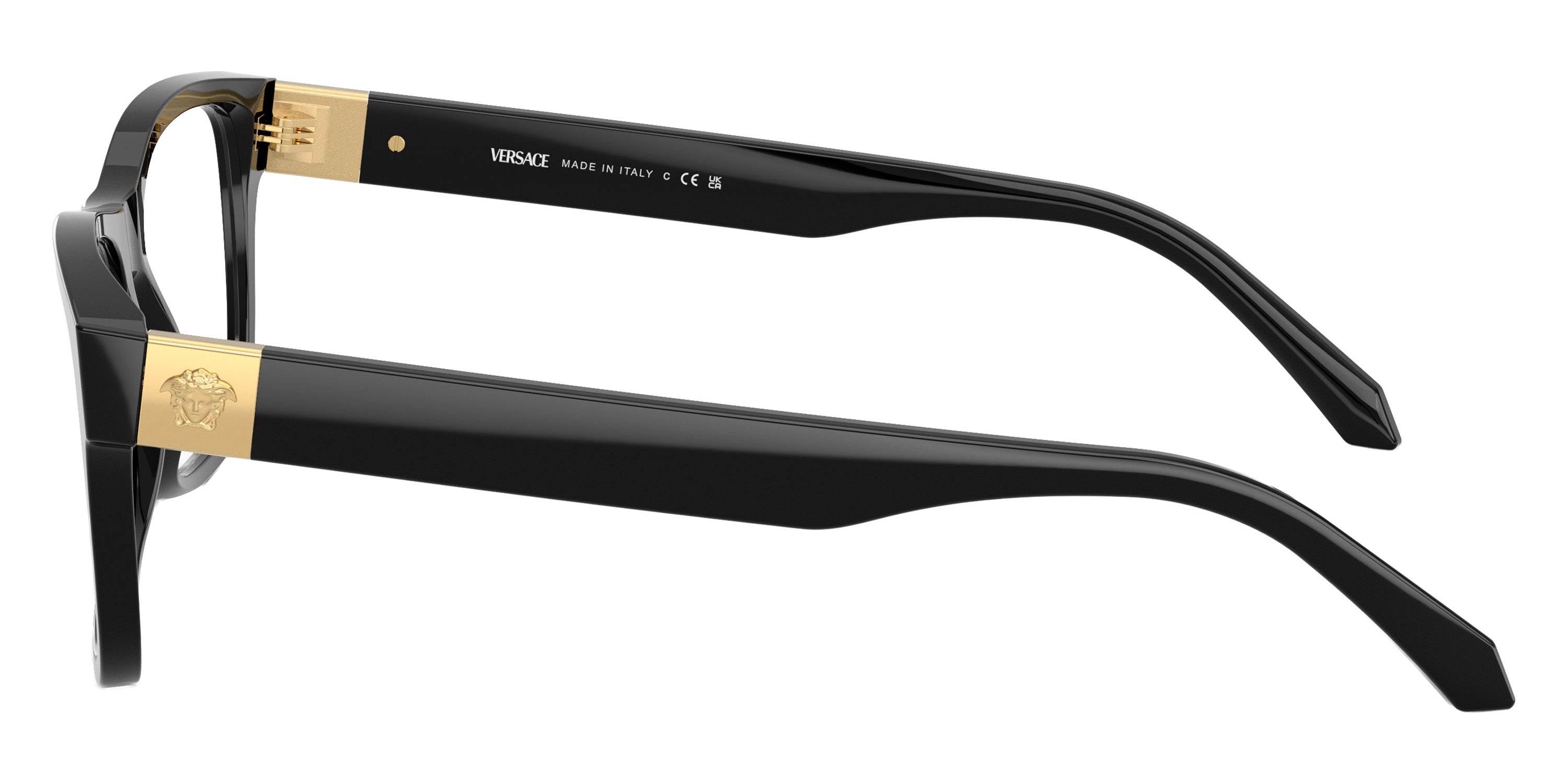 VERSACE EYEGLASSES - VE3380 GB1 54 - Black