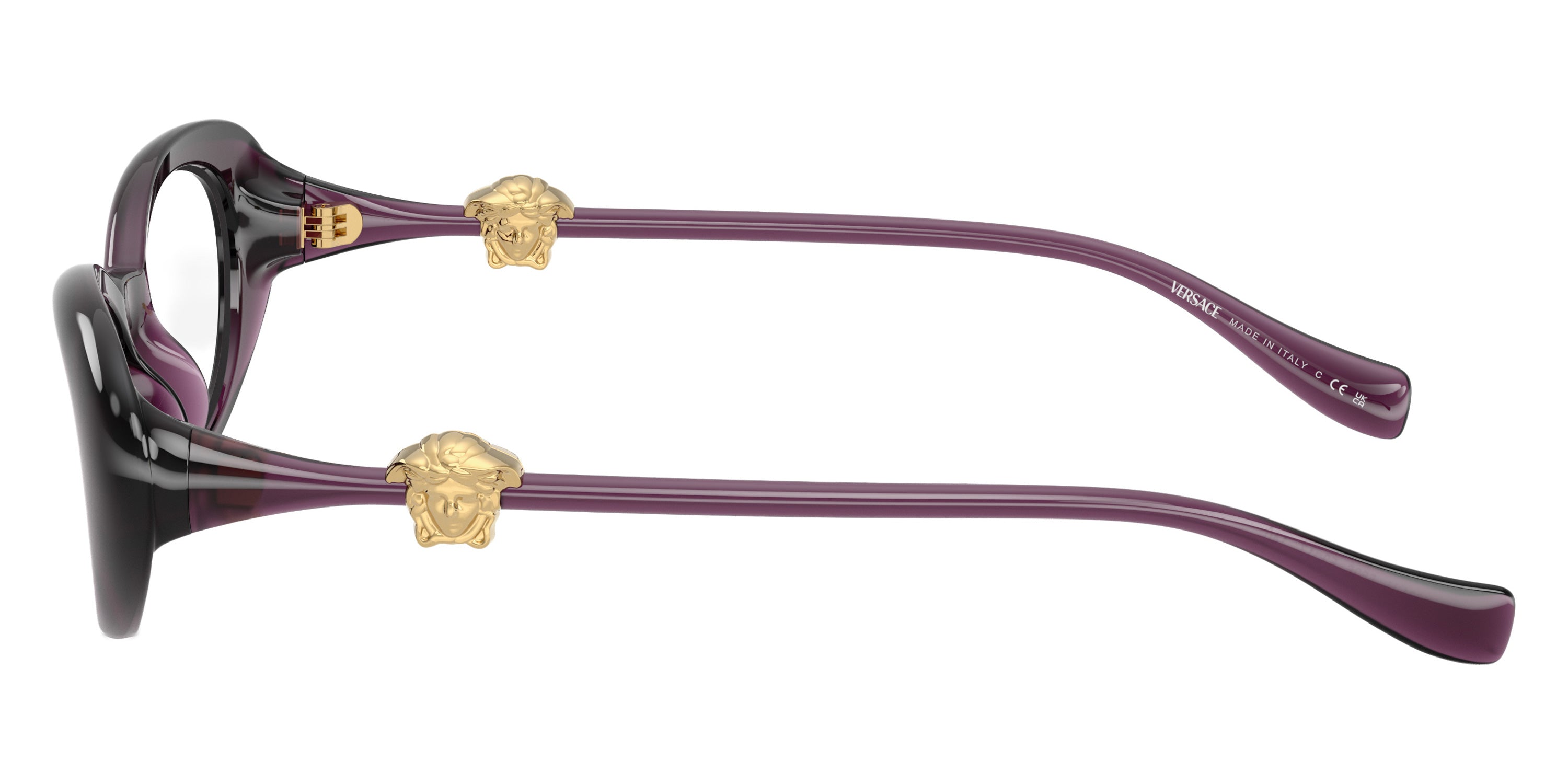 VERSACE EYEGLASSES - VE3381U 5536 52 - Opal Purple