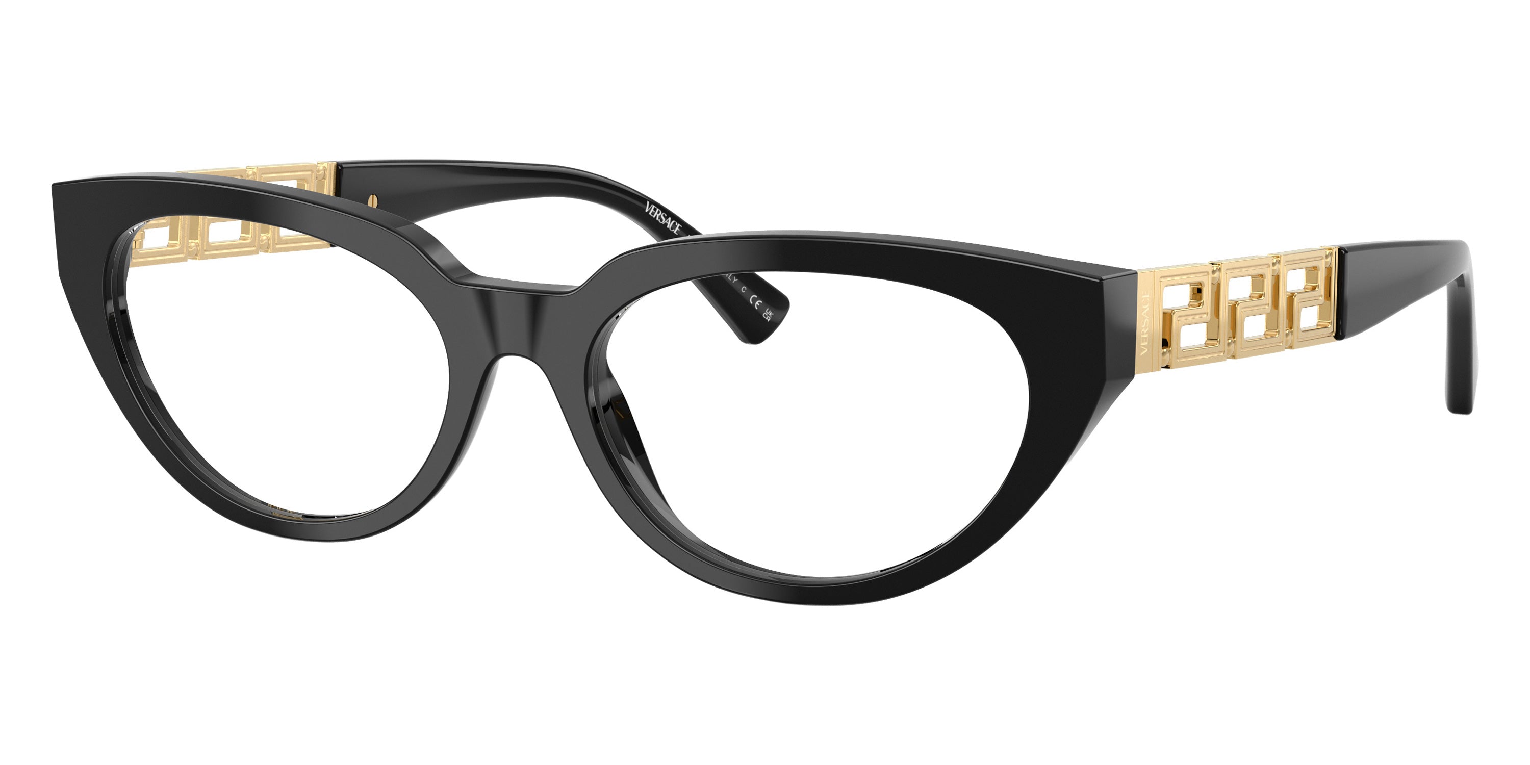 VERSACE EYEGLASSES - VE3383 GB1 54 - Black
