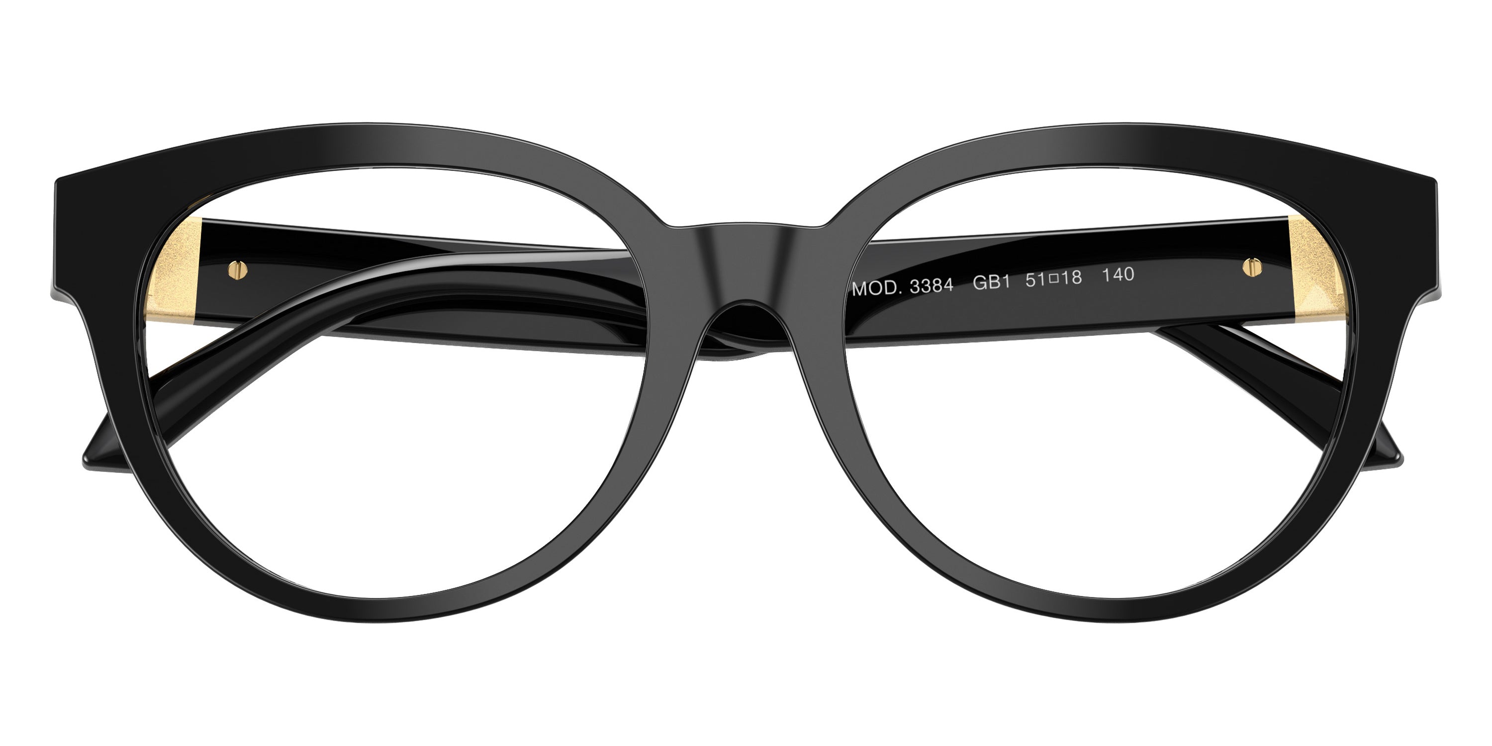 VERSACE EYEGLASSES - VE3384 GB1 51 - Black