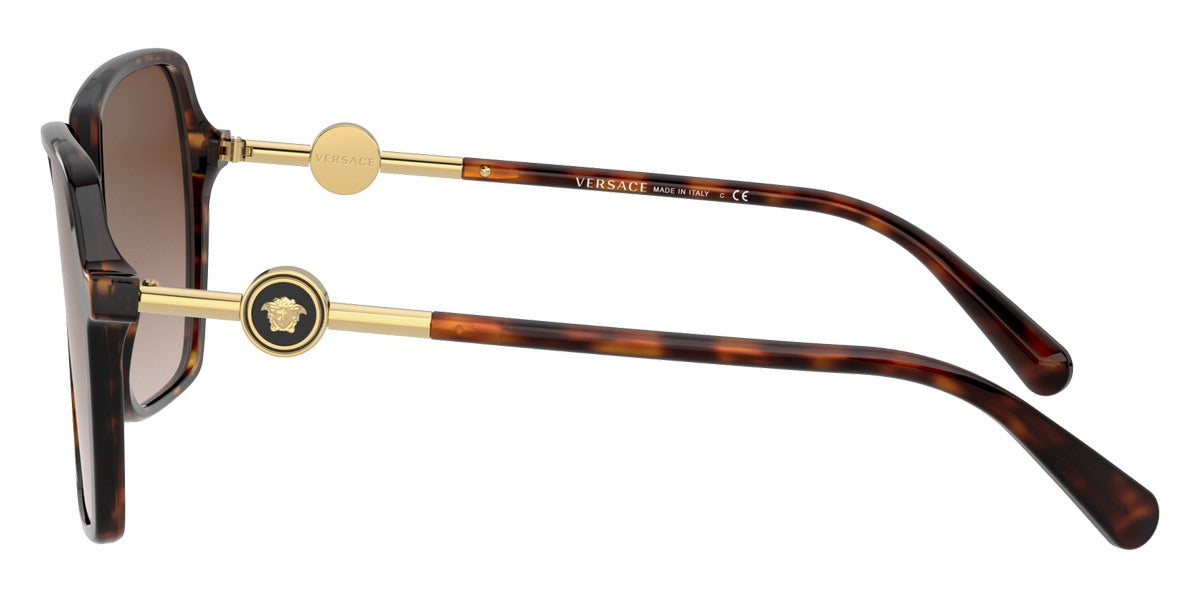 VERSACE SUNGLASSES ENAMEL MEDUSA - VE4396 108/13 58 - Havana