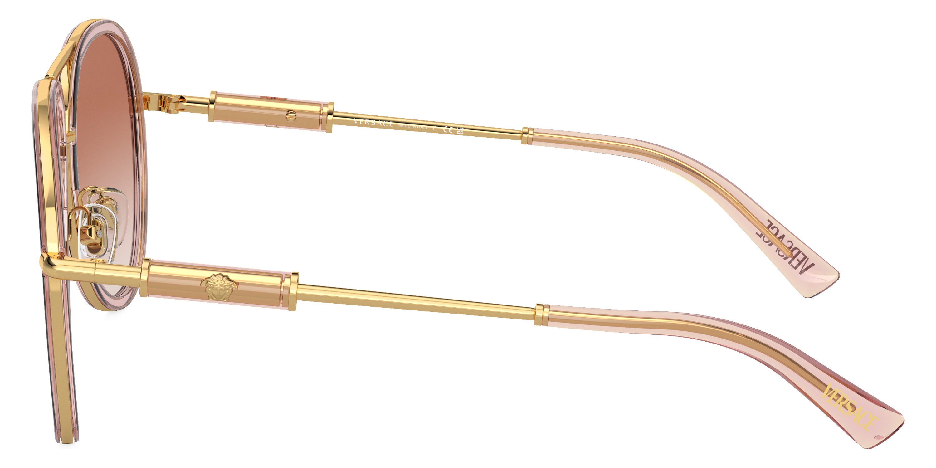 VERSACE SUNGLASSES MEDUSA - VE2260 100213 60 - Brown Transparent