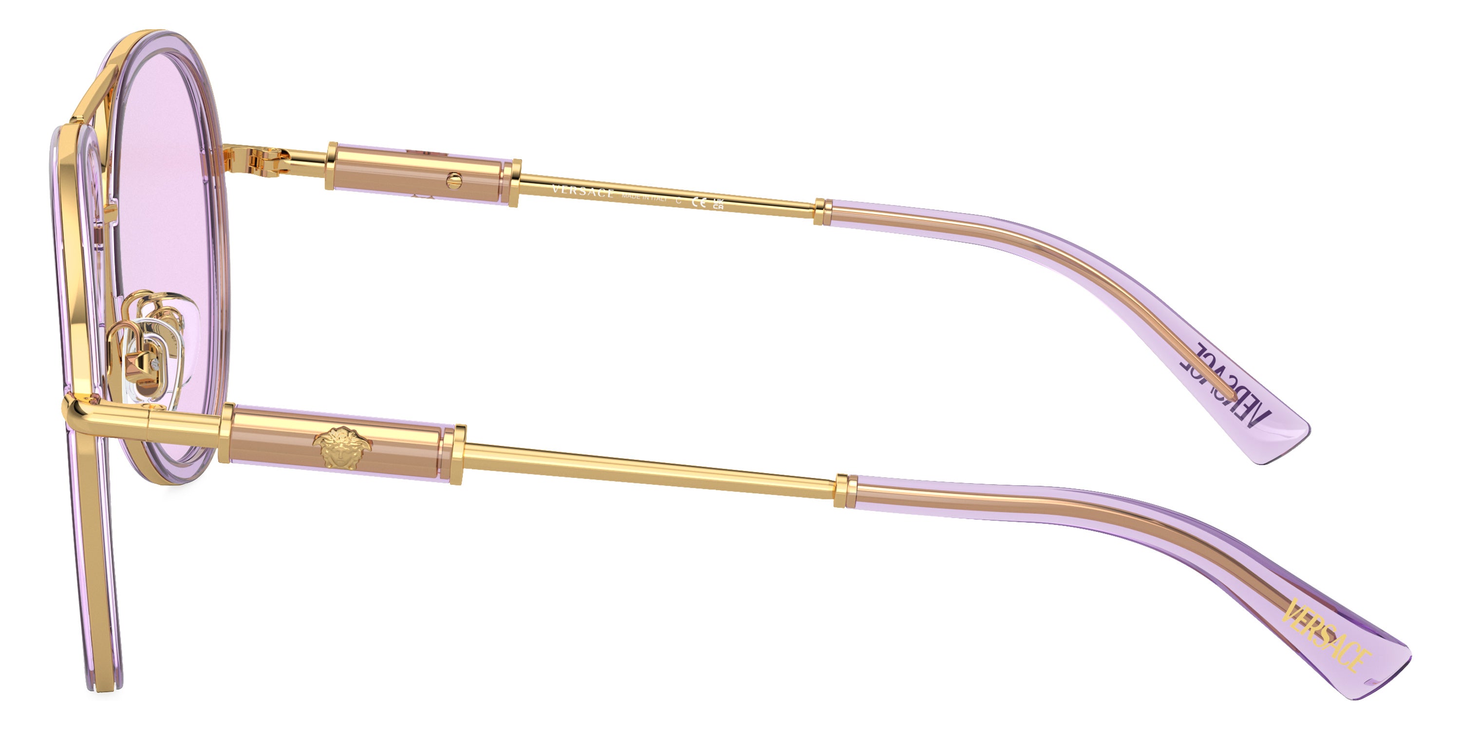 VERSACE SUNGLASSES MEDUSA - VE2260 10021A 60 - Lilac Transparent