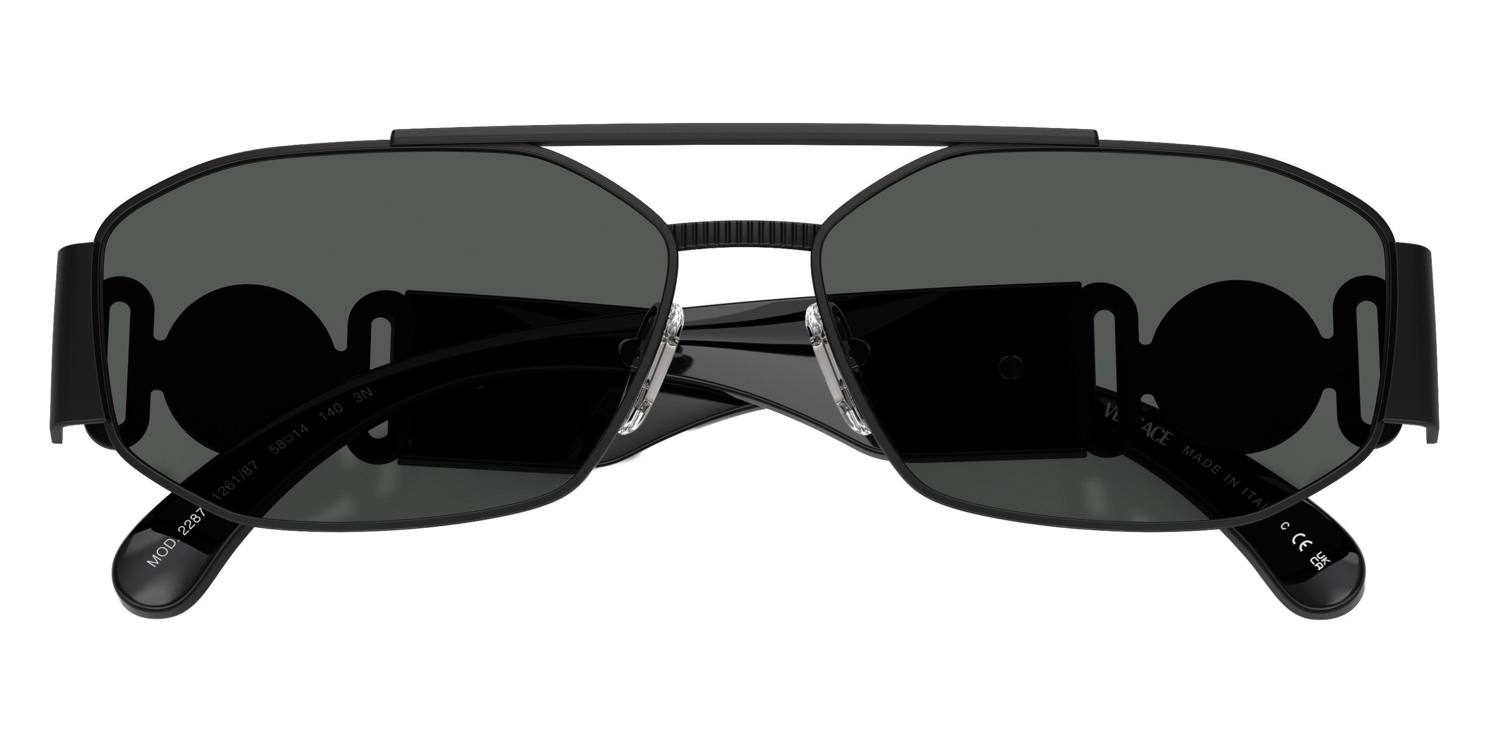 VERSACE SUNGLASSES - VE2287 126187 58 - Matte Black