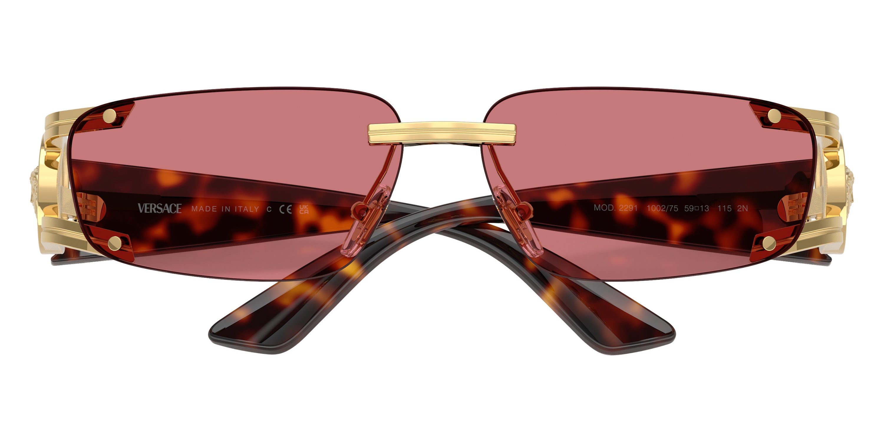 VERSACE SUNGLASSES - VE2291 100275 59 - Gold