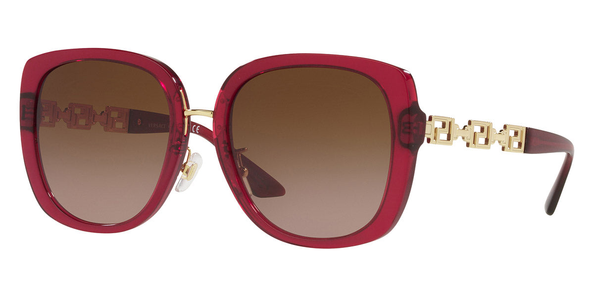 VERSACE SUNGLASSES - VE4407D 388/13 56 - Transparent Red/Gold