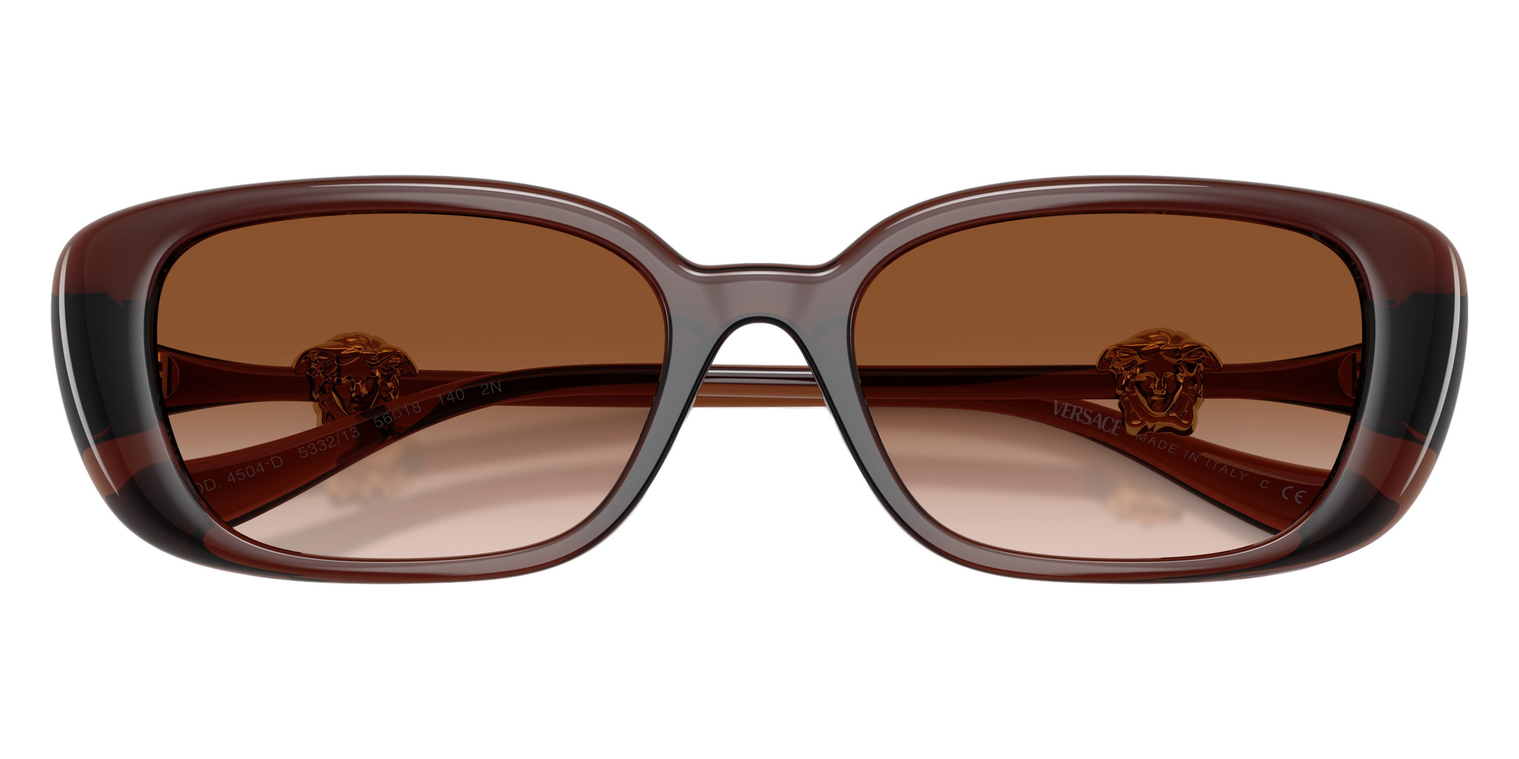 VERSACE SUNGLASSES - VE4504D 533213 56 - Transparent Brown