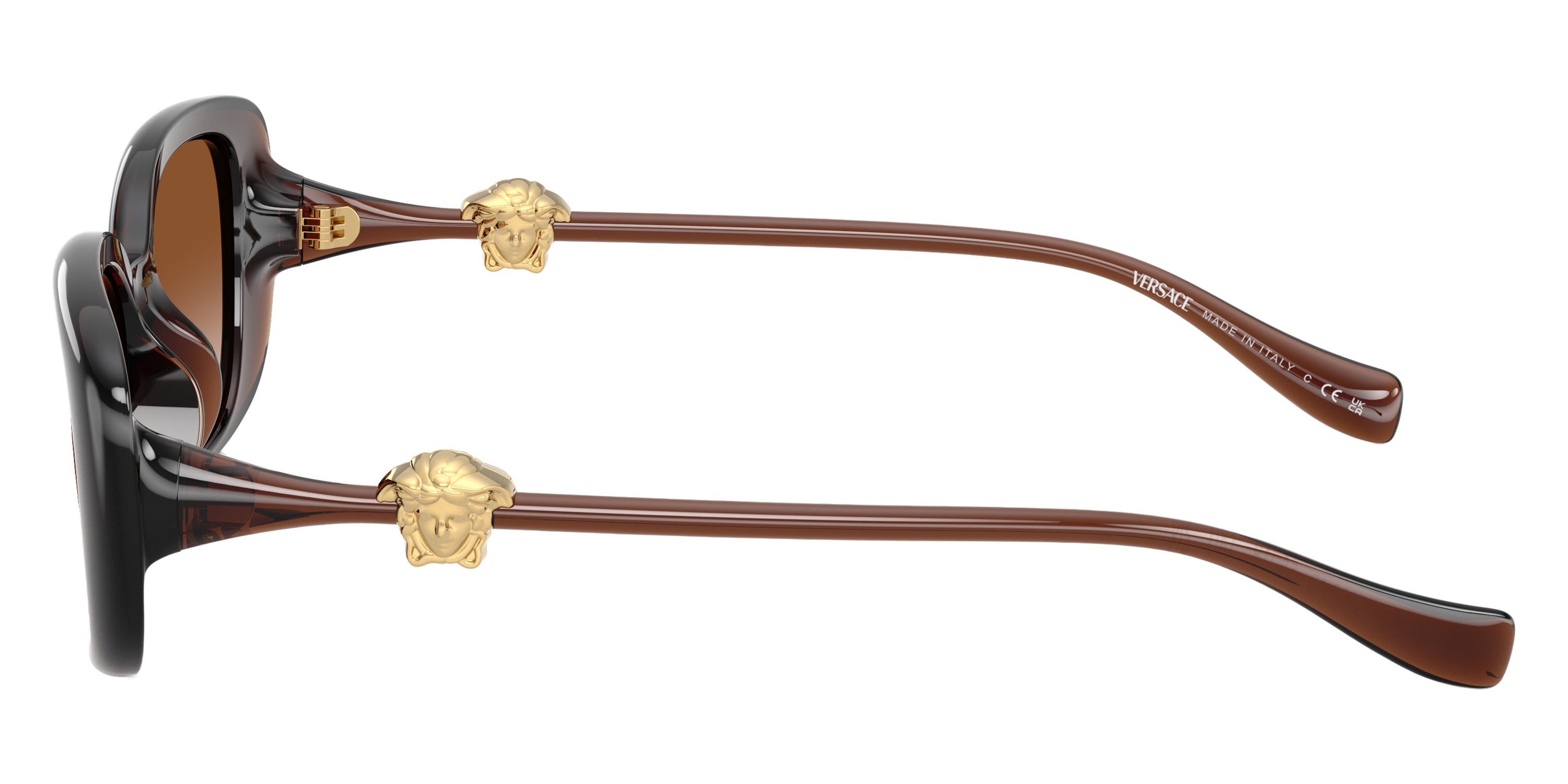 VERSACE SUNGLASSES - VE4504D 533213 56 - Transparent Brown