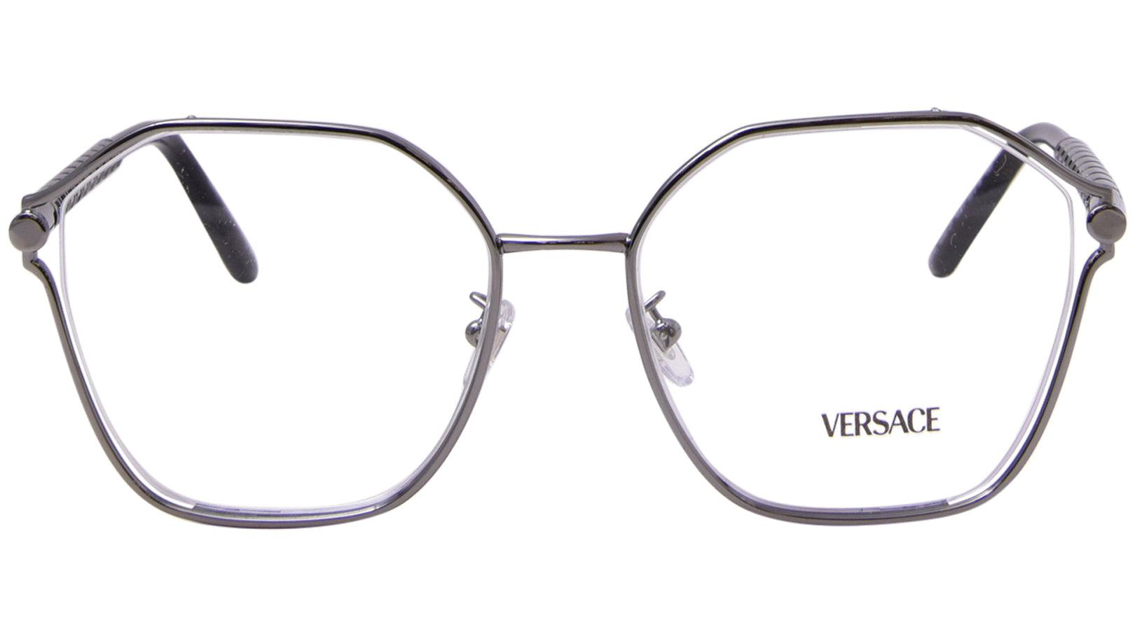 VERSACE EYEGLASSES - VE1299D 1001 55 - Gunmetal