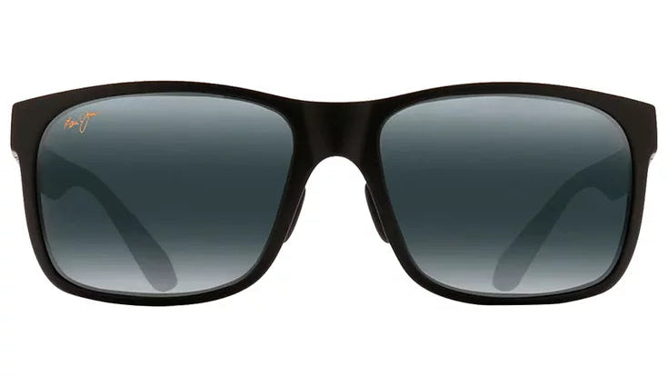 MAUI JIM SUNGLASSES - READER +2.50 432 2M RED SANDS BLACK MATTE