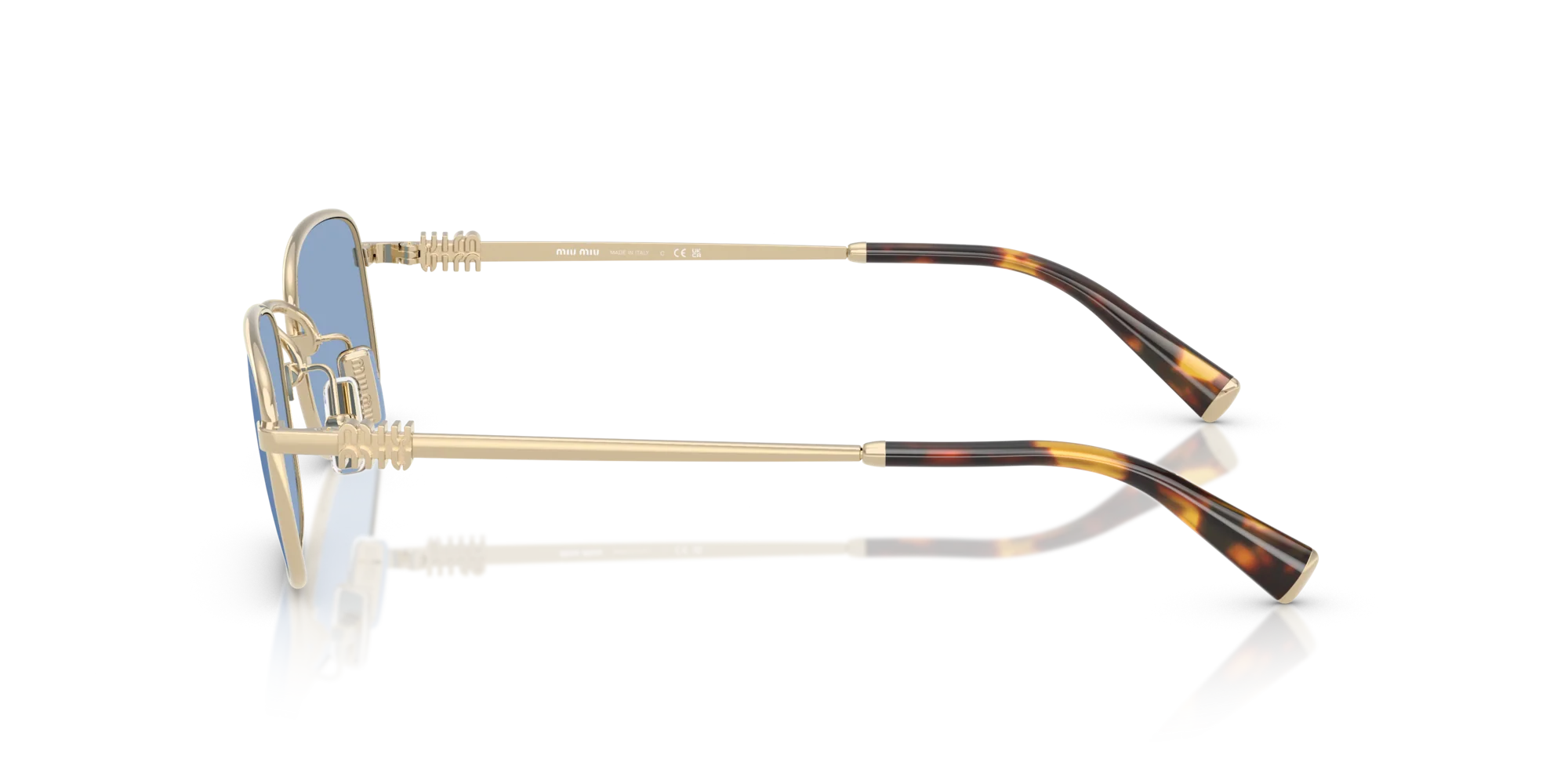 MIU MIU SUNGLASSES LOGO - MU A53S ZVN60O 49