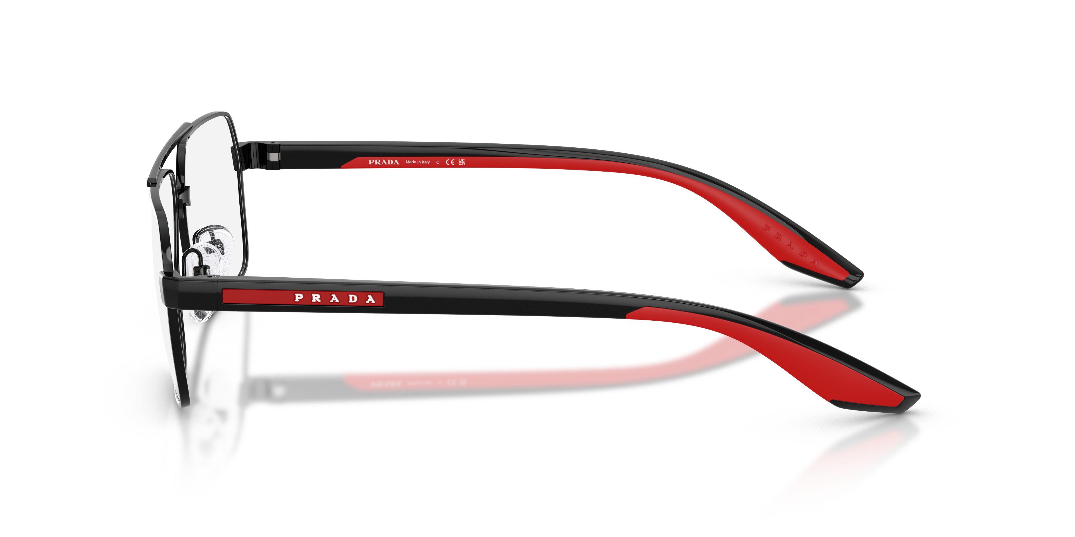 PRADA LINEA ROSSA EYEGLASSES - PS 51TV 1AB1O1 57