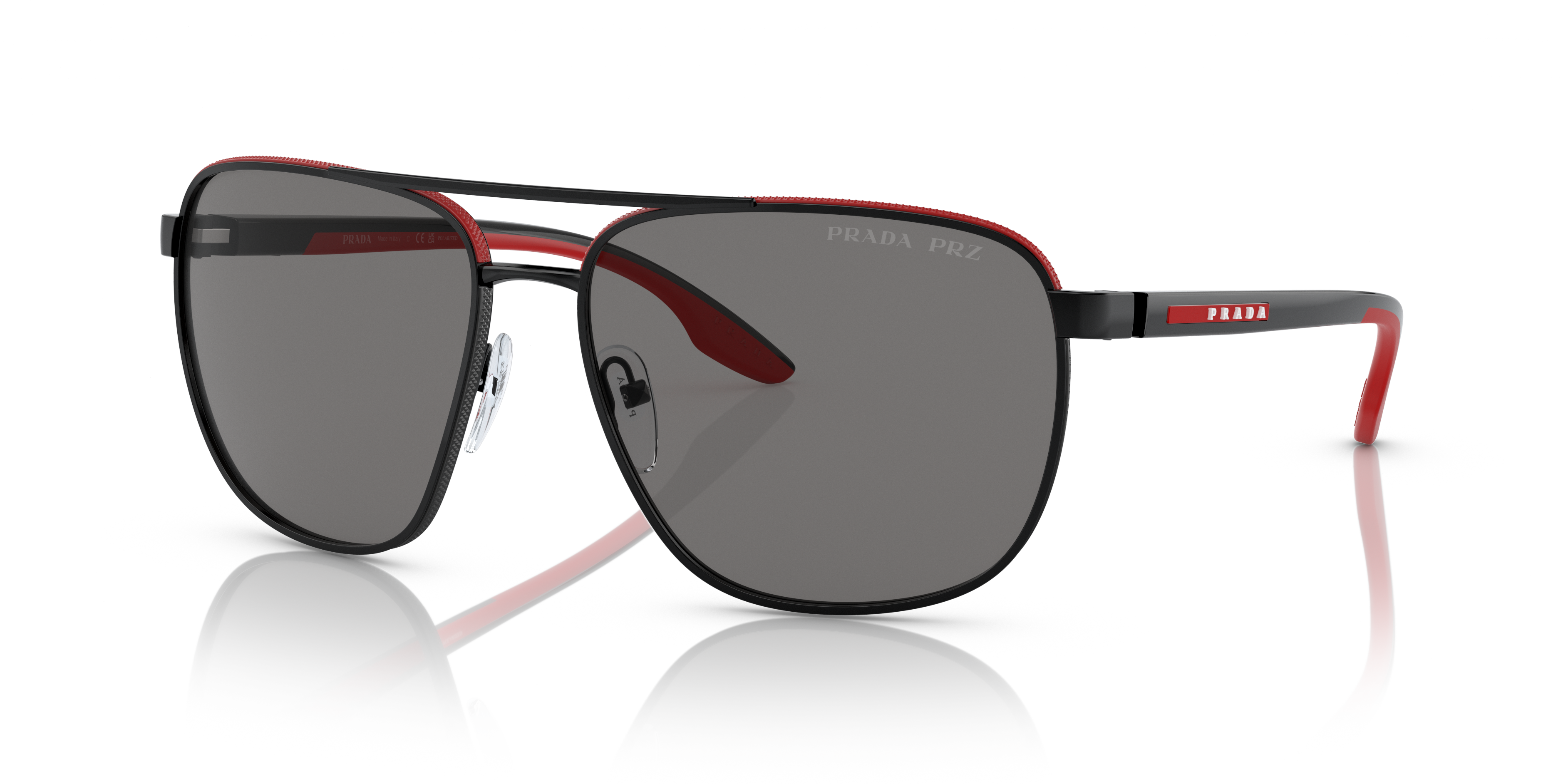 PRADA LINEA ROSSA SUNGLASSES - PS 50YS 19G02G 62