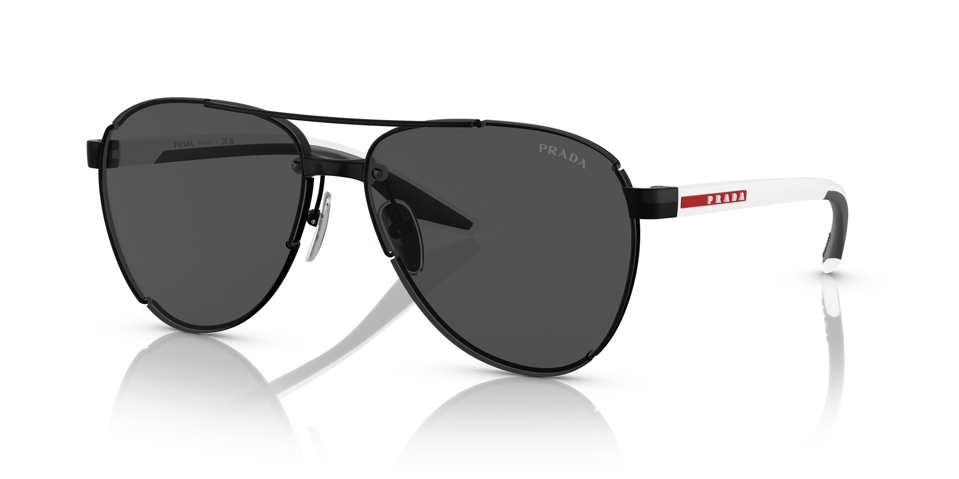 PRADA LINEA ROSSA SUNGLASSES - PS 51YS 1BO06F 61