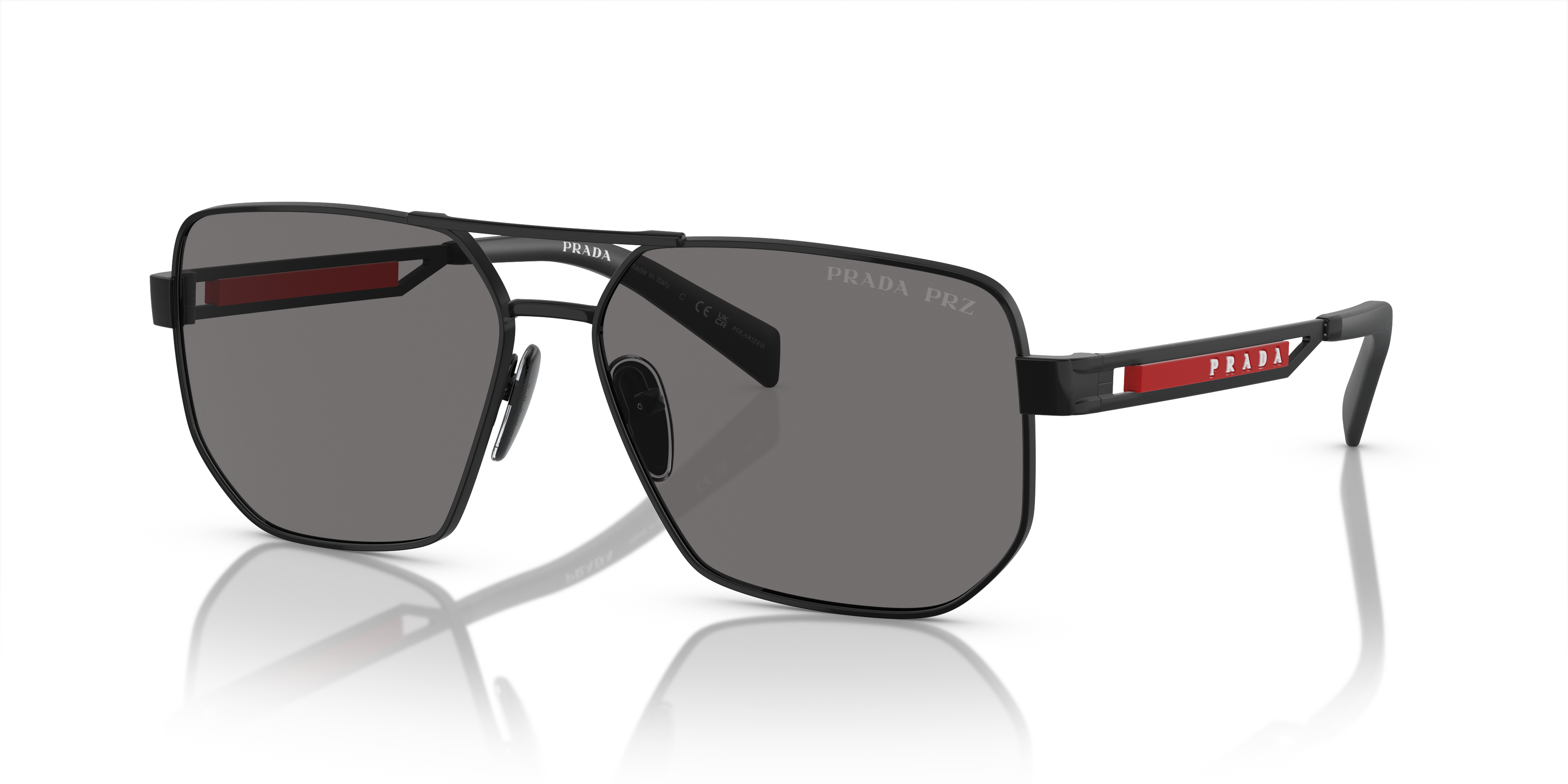 PRADA LINEA ROSSA SUNGLASSES - PS 51ZS 1BO02G 59