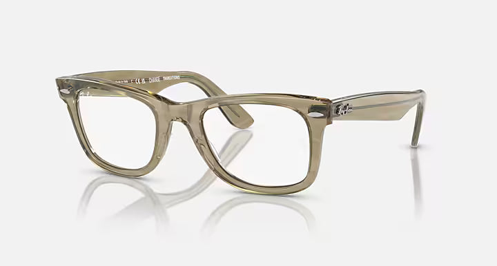 RAY-BAN SUNGLASSES WAYFARER - RB2140 1387GG 50 - Photo Striped Gray