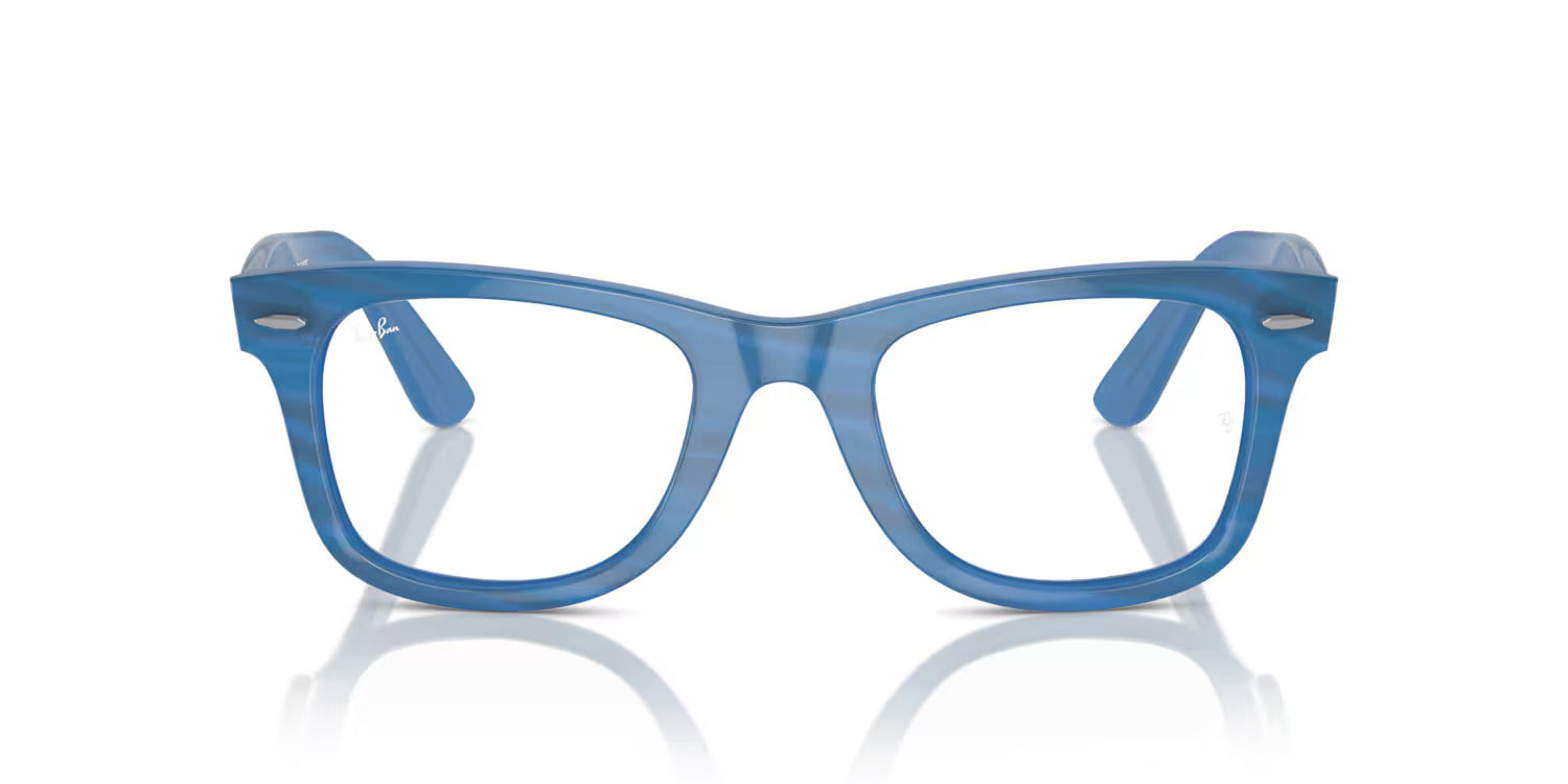RAYBAN EYEGLASSES WAYFARER EASE - RX4340V 8384 50 - Photo Striped Blue