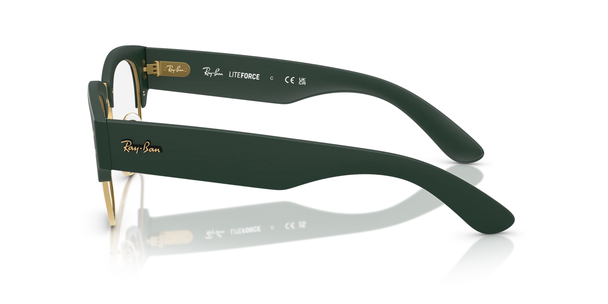 RAY-BAN EYEGLASSES - RX7316V 8062 50 - Sand Green on Gold