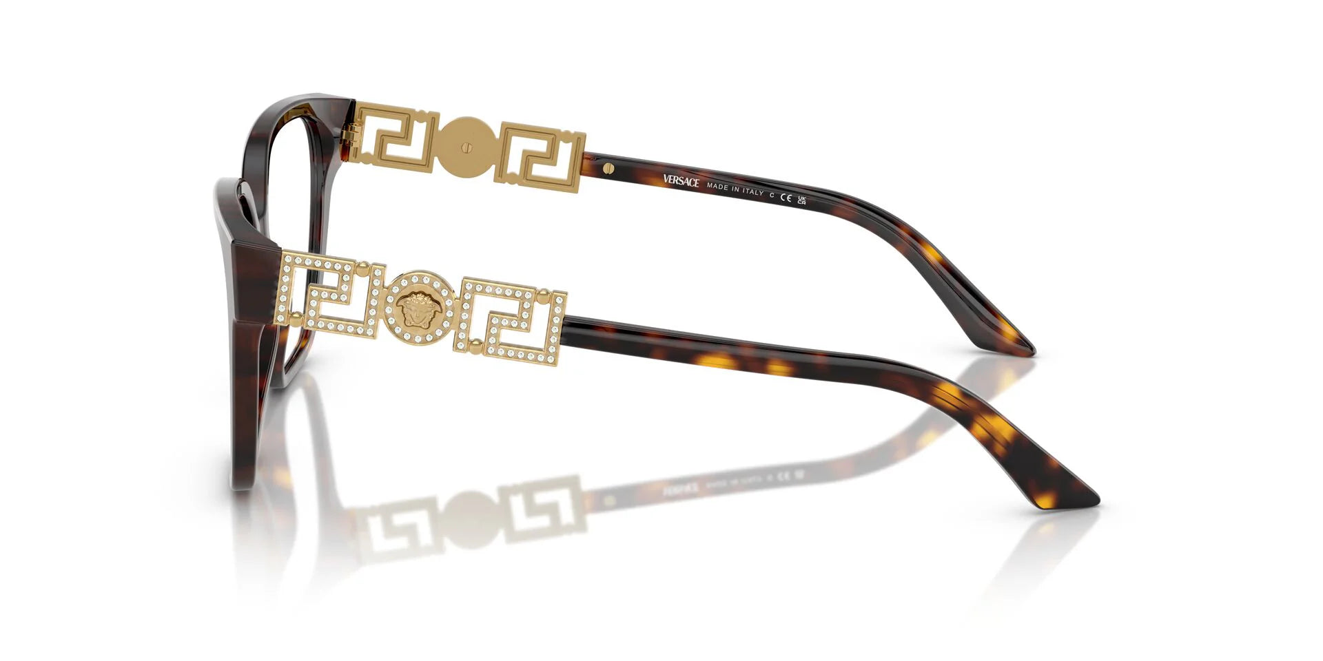 VERSACE EYEGLASSES - VE3358B 108 52 - Havana