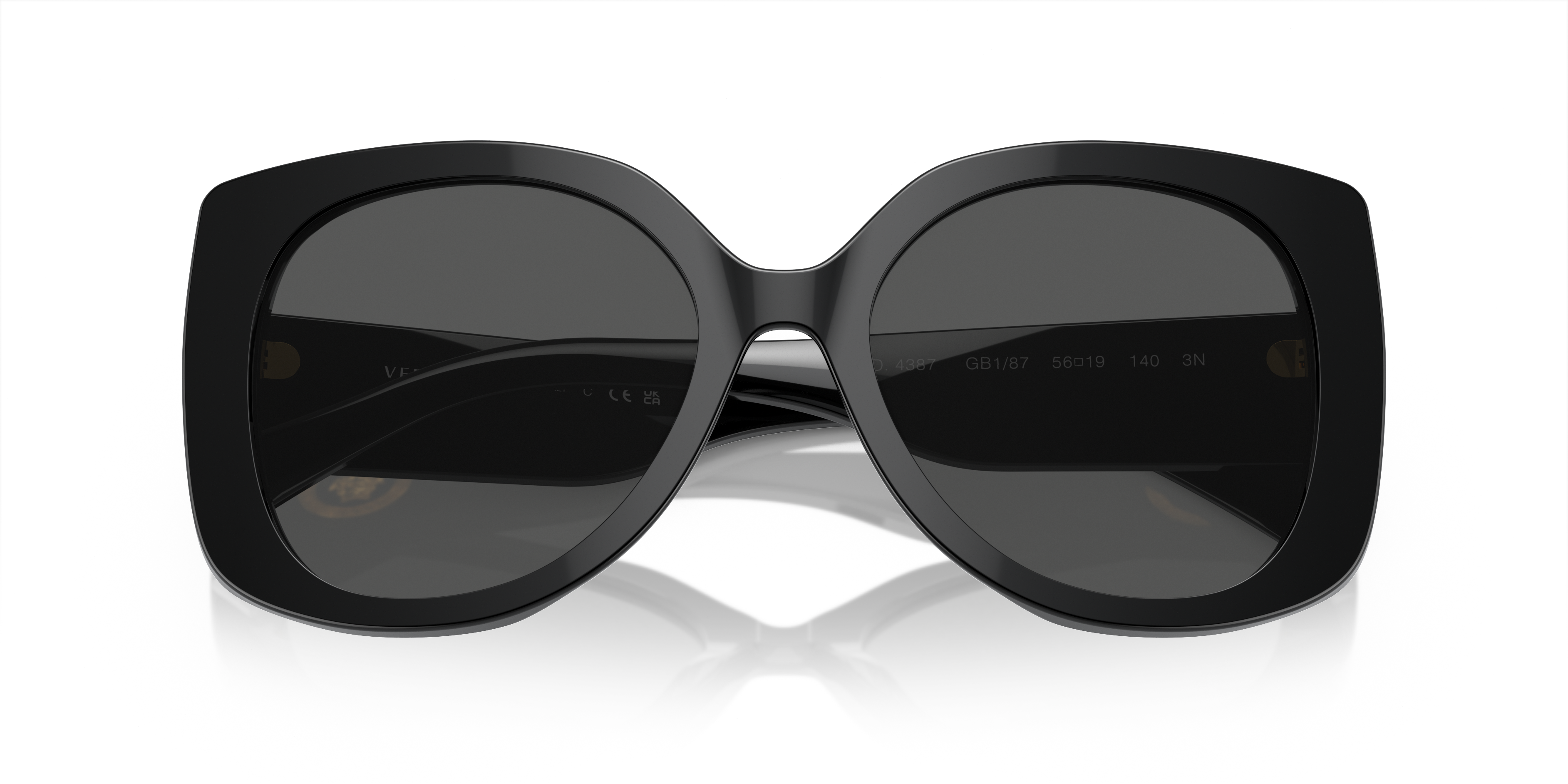 VERSACE SUNGLASSES - VE4387 GB1/87 56