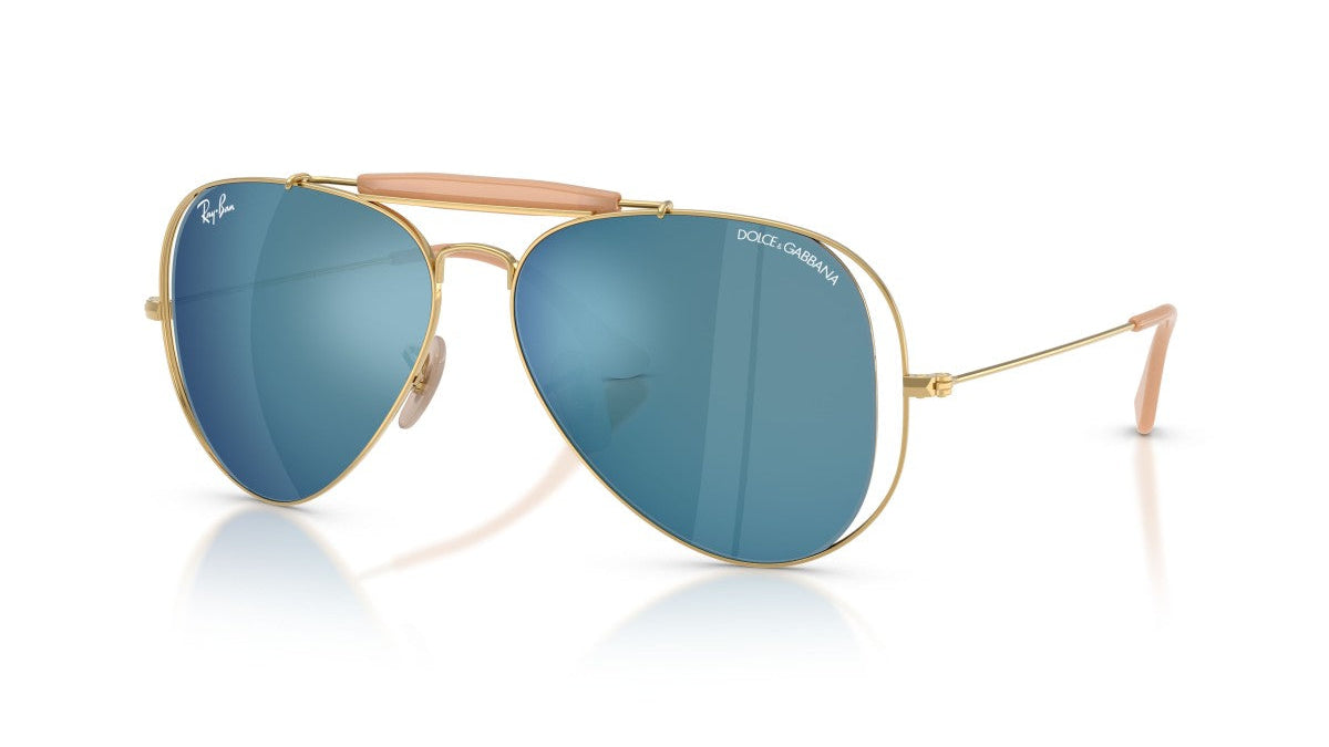 RAY-BAN X DOLCE GABBANA AVIATOR SUNGLASSES - RB3029M 001/71 54