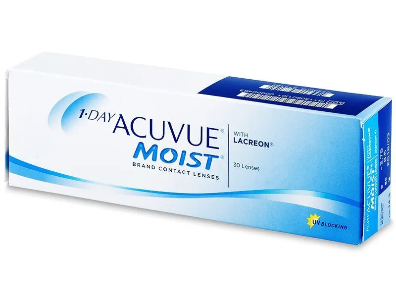 Acuvue Moist with LACREON Contact Lenses - Daily- Pack Of 30