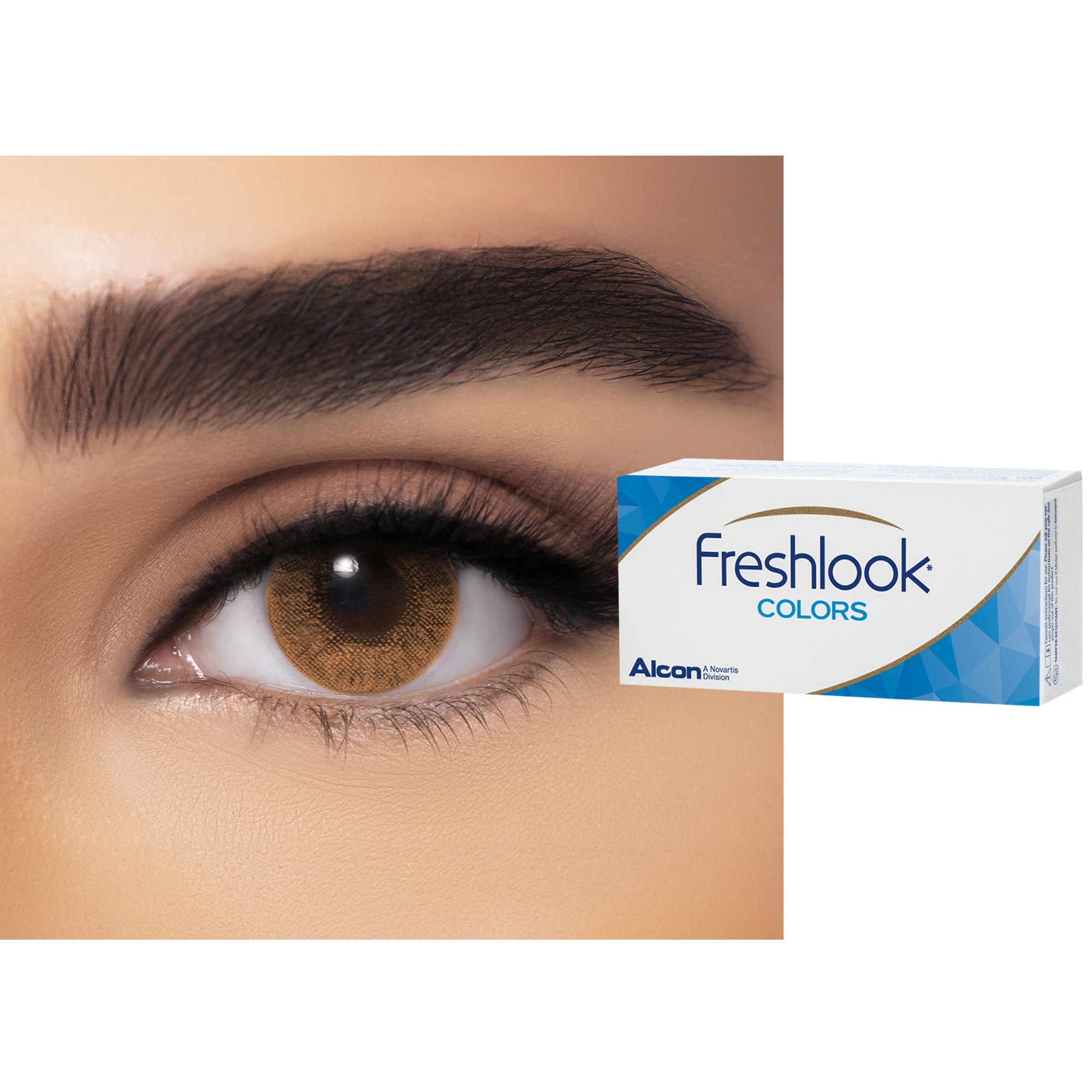 Alcon FreshLook Colors Monthly (HAZEL) Contact Lenses - Pack of 2