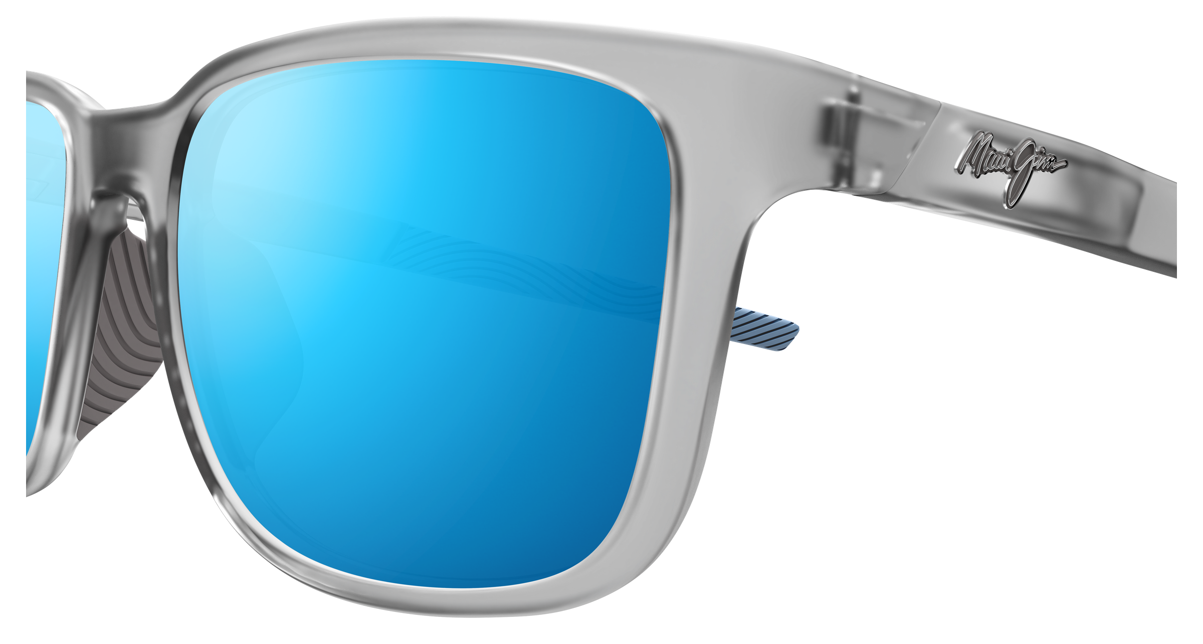 MAUI JIM SUNGLASSES - MJ0599SA-004 /B599-14 BLUE HAWAII AKALA MATTE TRANSPARENT GREY