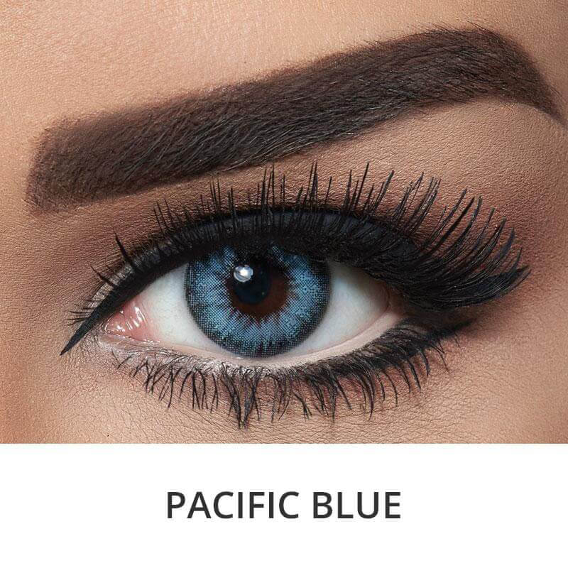 Bella Pacific Blue Contact Lenses - Pack of 2 - Monthly