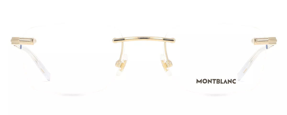 نظارات مون بلان - MB0148O 002 49 - ذهبي