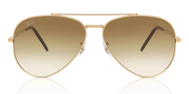 RAY-BAN SUNGLASSES NEW AVIATOR - RB3625 001/51 58 - Gold