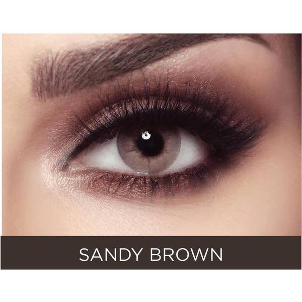 Bella Sandy Brown Contact Lenses - Pack of 2 - Monthly