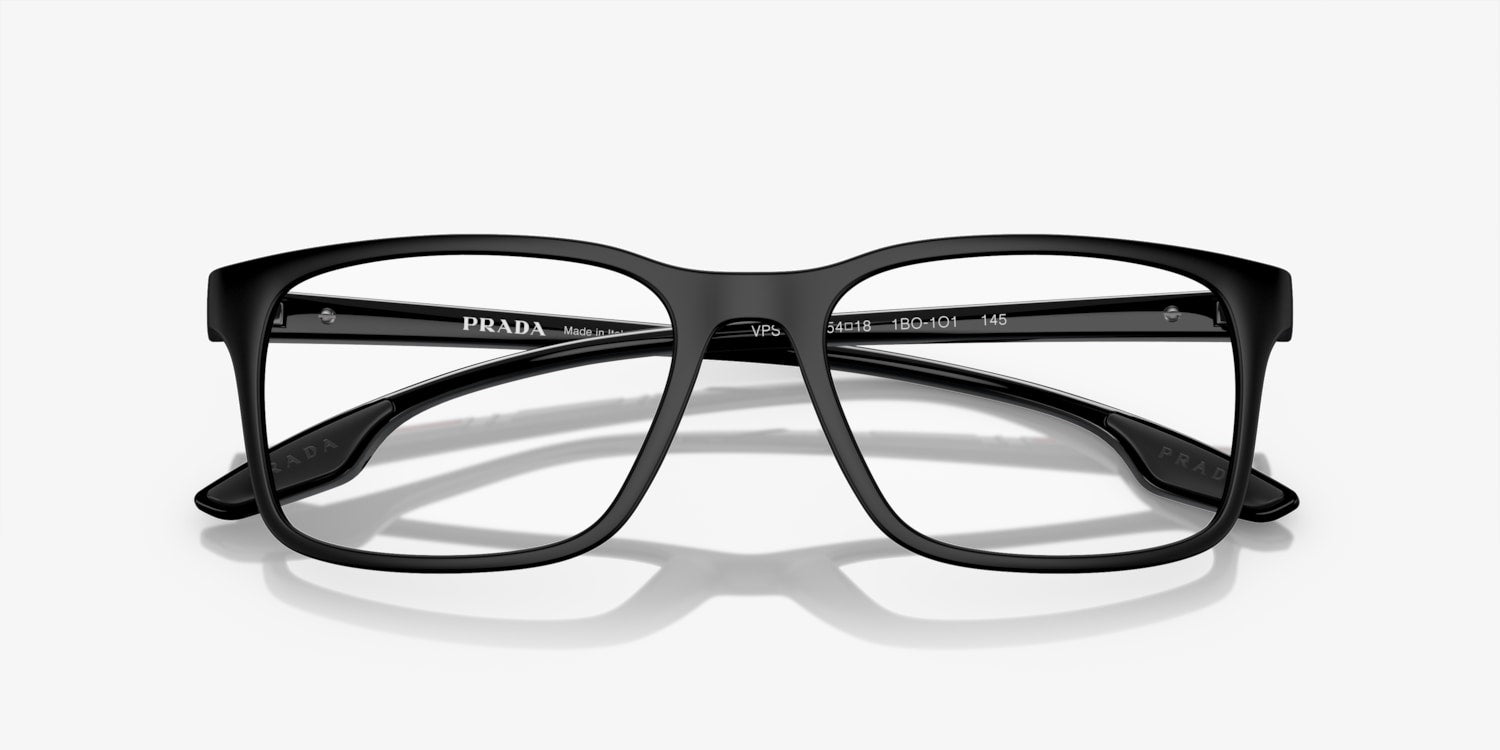 PRADA LINEA ROSSA EYEGLASSES - PS 01LV 1BO1O1 54