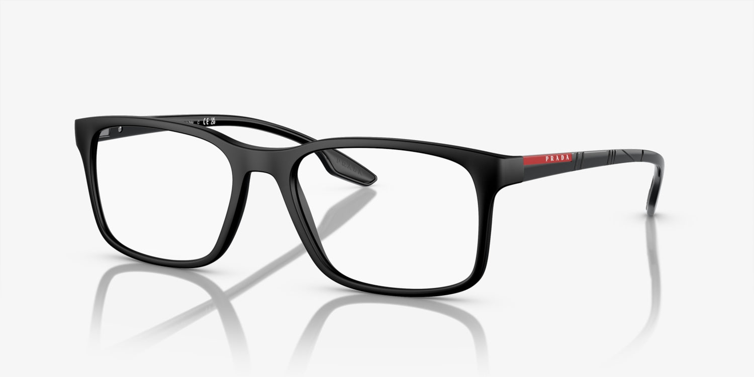 PRADA LINEA ROSSA EYEGLASSES - PS 01LV 1BO1O1 54