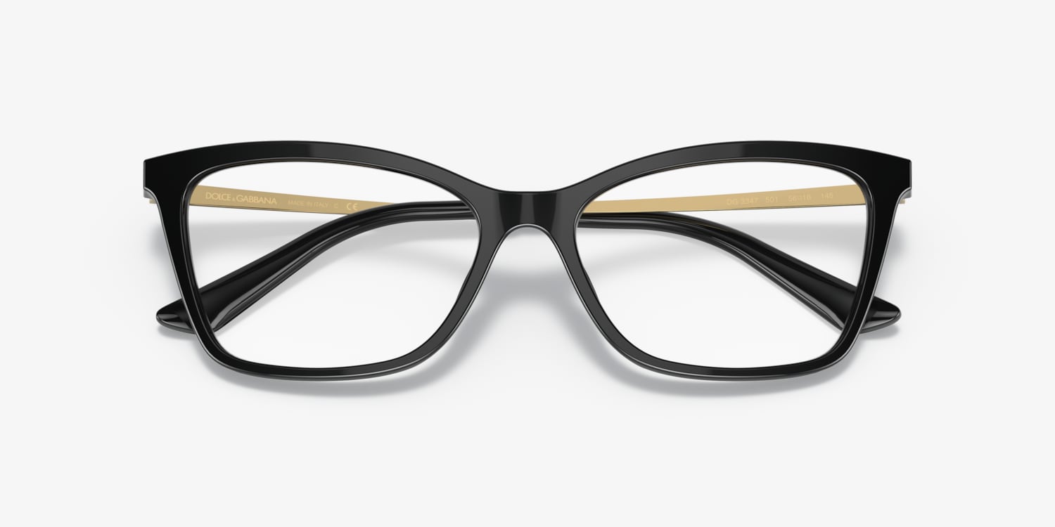 DOLCE & GABANNA EYEGLASSES - DG3347 501 54