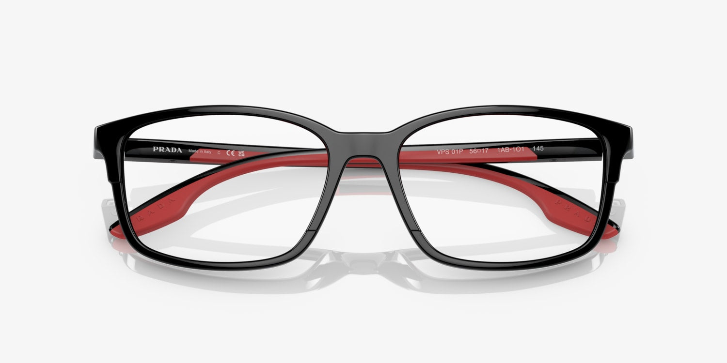 PRADA LINEA ROSSA EYEGLASSES - PS 01PV 1AB1O1 56