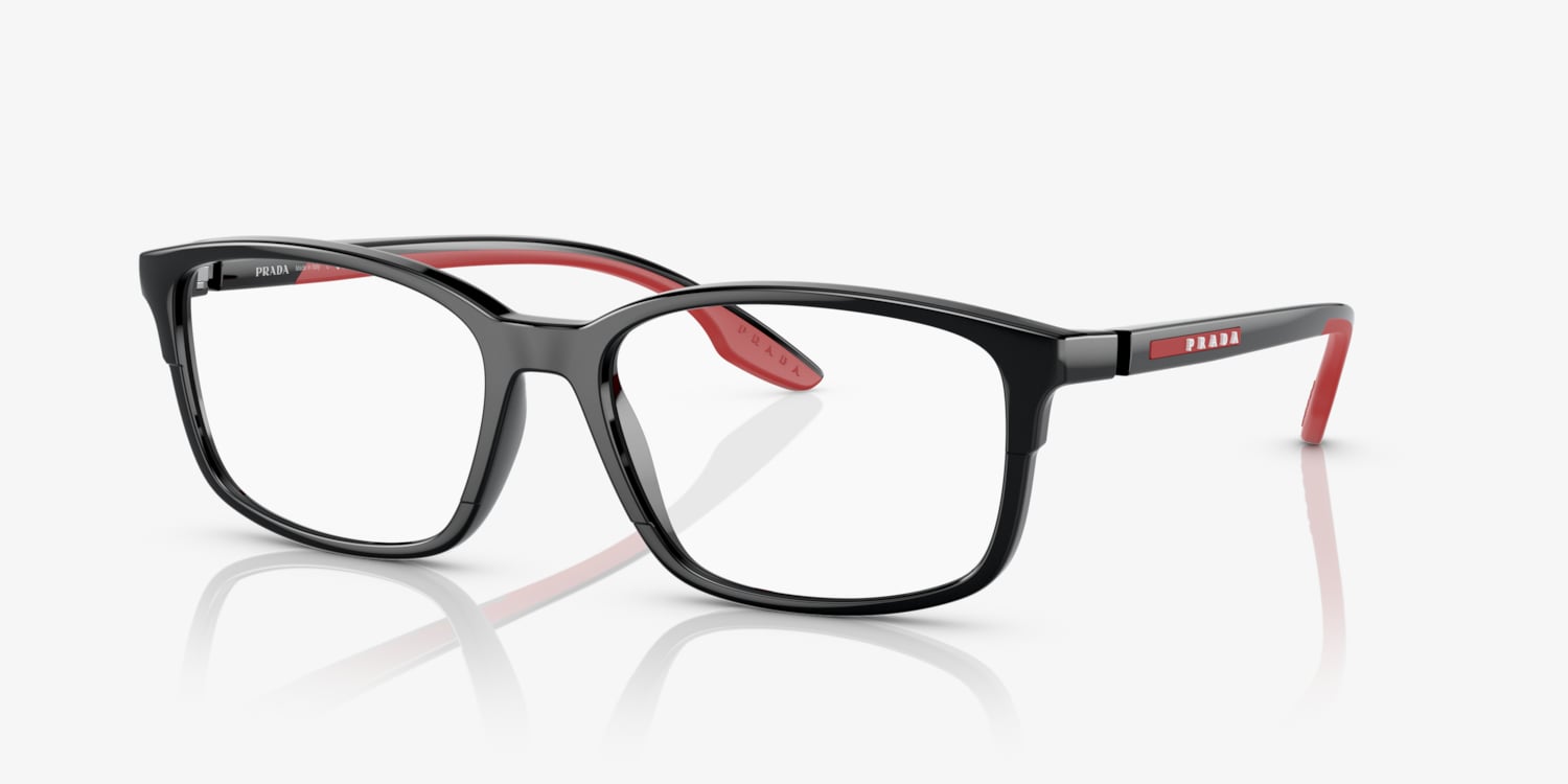 PRADA LINEA ROSSA EYEGLASSES - PS 01PV 1AB1O1 56